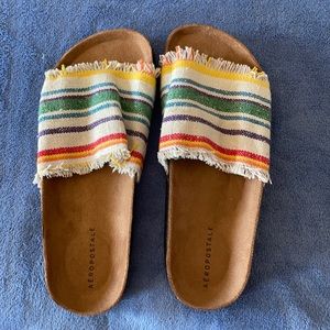 Aeropostale colored sandals